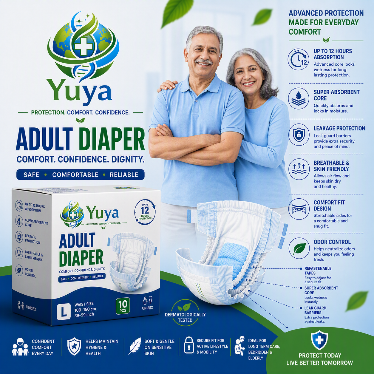 3 Ply Face Masks - Disposable Medical Masks