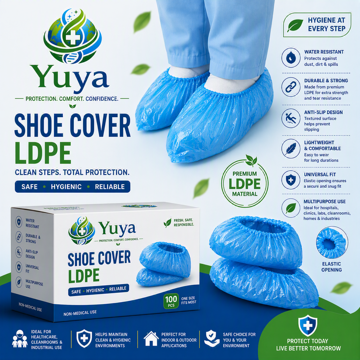 3 Ply Face Masks - Disposable Medical Masks